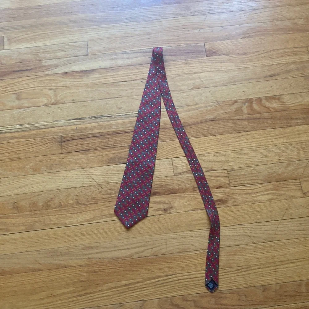 Christian Dior Monsieur Patterned 100% Silk Tie